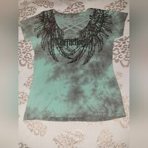 AFFLICTION T SHIRT WOMENS XL